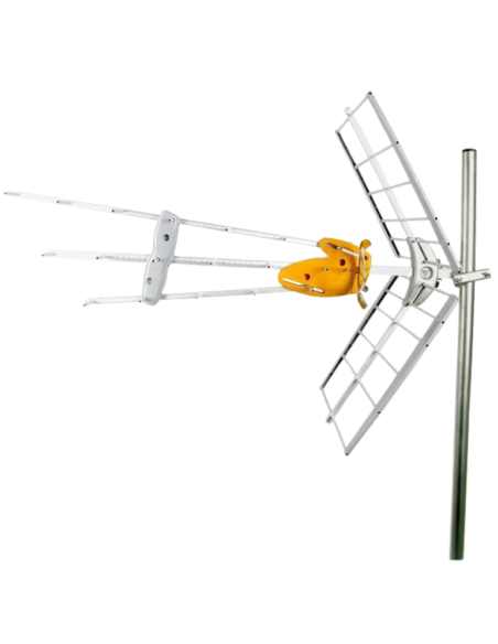 PACK TELEVES Antenne rateau + Kit Alimentation + Amplificateur de mat + Fixation murale en U + Mat 1m