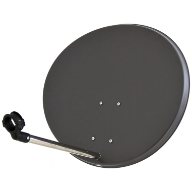 HDSAT Parabole Acier 60 cm Métal Simple Bride Anthracite