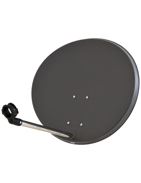 HDSAT Parabole Acier 60 cm Métal Simple Bride Anthracite