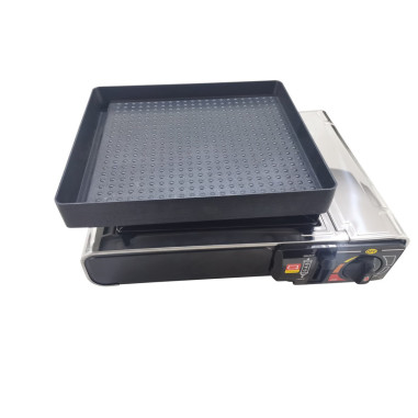 PACK INCASA Réchaud à Gaz Portable + Grill pour réchaud - Camping