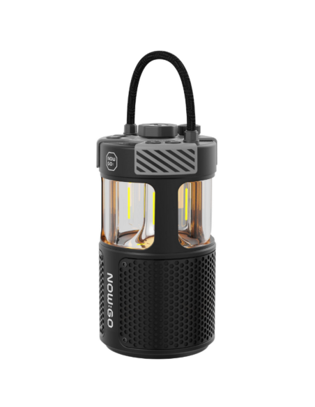 Lampe / enceinte de camping rechargeable Follow Light F1 Noire