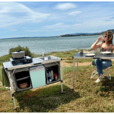 INCASA Meuble de cuisine Kitch&Box 100 x 50 cm
