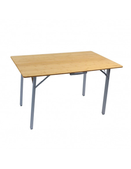 SOPLAIR Table Plateau en Bambou 2 personnes Pliable Camping Car