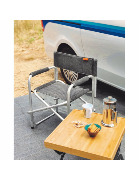 SOPLAIR Table Plateau en Bambou 2 personnes Pliable Camping Car