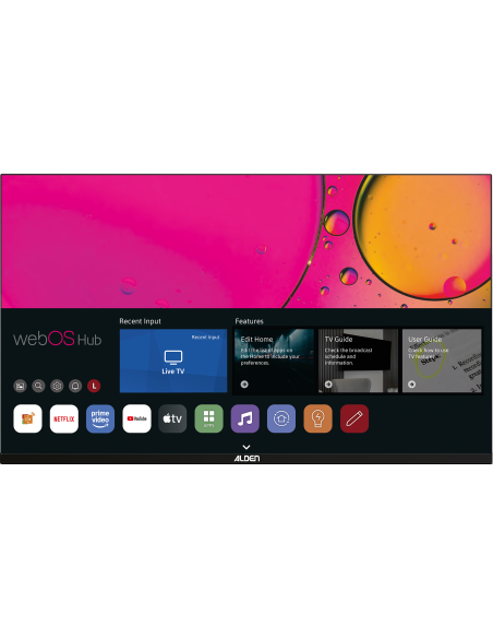 TV Alden 22″ Smart 12V Slim Frame WebOS Full HD Camping-car