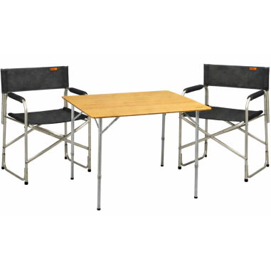 SOPLAIR Table Flex Bamboo 4 lattes pieds rabattables Aluminium
