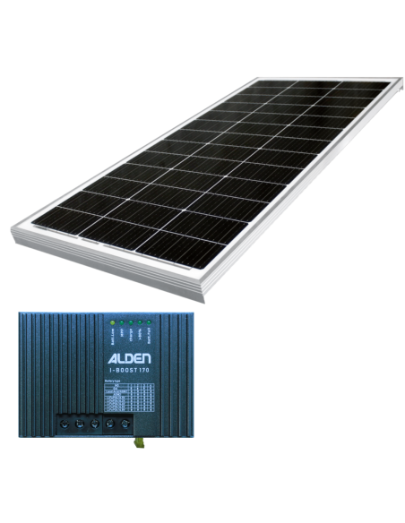 Kit solaire ALDEN Kiteco Sunpower 120W + I-Boost 170