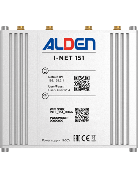 Pack Internet ALDEN 4G LTE Routeur I-Net 151 + Antenne blanche