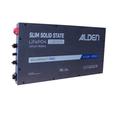Batterie ALDEN Lithium PRO Super Slim 100 Ah pour camping-car et van