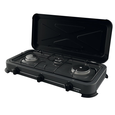 PACK INCASA Réchaud à gaz 3 feux + Sacoche de transport - Camping