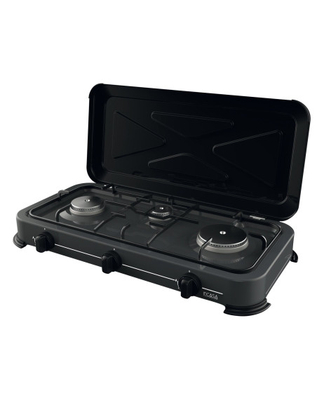 PACK INCASA Réchaud à gaz 3 feux + Sacoche de transport - Camping