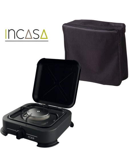 PACK INCASA Réchaud à Gaz 1 Feu + Sacoche de transport - Camping