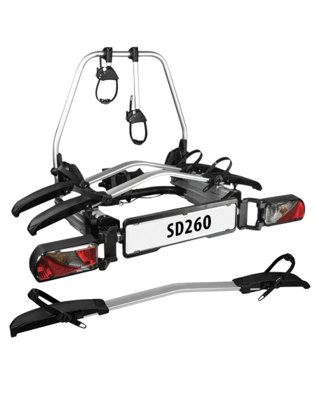 ENDURO Porte-Vélos SD260 coulissant + Rail 3ème vélo - Fourgon