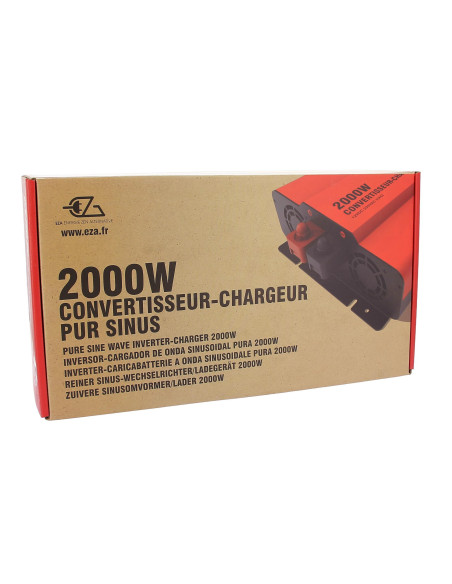 EZA Convertisseur - Chargeur Pur Sinus 2000W
