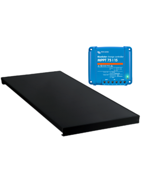 ANTARION Panneau solaire ALL BLACK 170W + VICTRON MPPT 15A