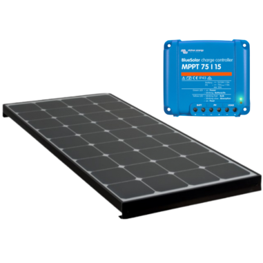 ANTARION Panneau solaire BLACK BOOSTER 170W + VICTRON MPPT 15A