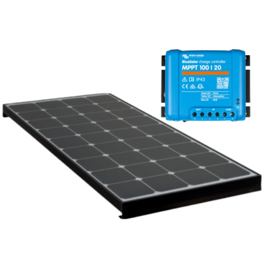 ANTARION Panneau solaire BLACK BOOSTER 260W + VICTRON MPPT 20A