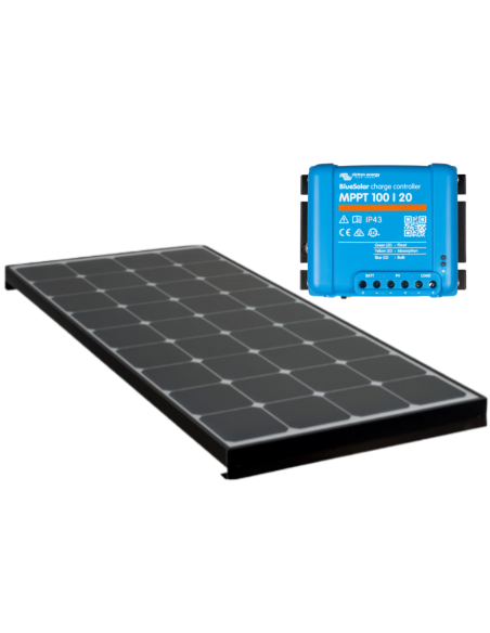 ANTARION Panneau solaire BLACK BOOSTER 305W + VICTRON MPPT 20A