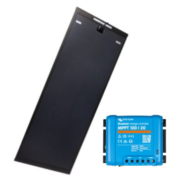 ANTARION Panneau solaire AERO BLACK 235W + VICTRON MPPT 20A