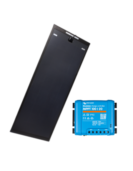 ANTARION Panneau solaire AERO BLACK 235W + VICTRON MPPT 20A