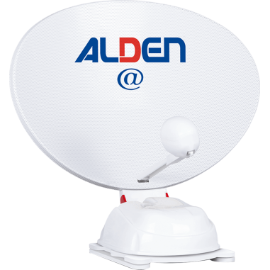 Parabole automatique AS3 80 Skew blanche avec antenne 4G/5G intégrée