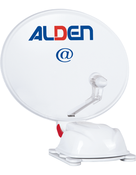 Parabole automatique AS2 80 blanche avec antenne 4G/5G intégrée