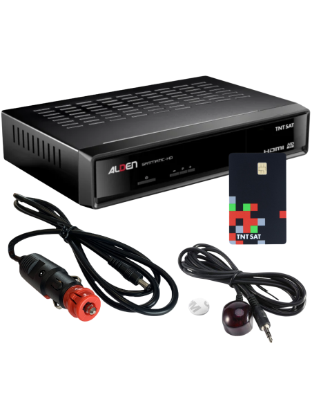 Décodeur satellite TNTSAT HD et carte 4 ans - Astra 19,2° - IR et 12V