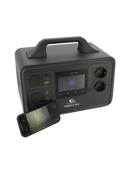 EZA Power Station Portable Power-E 1200 Camping-car
