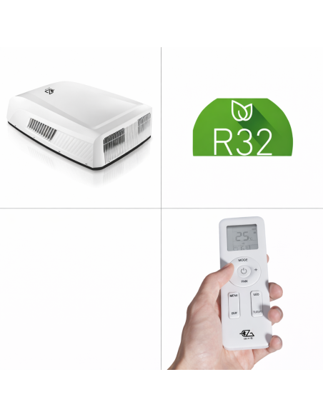 EZA Climatiseur Connect 2600W Pompe à Chaleur Camping-car Fourgon