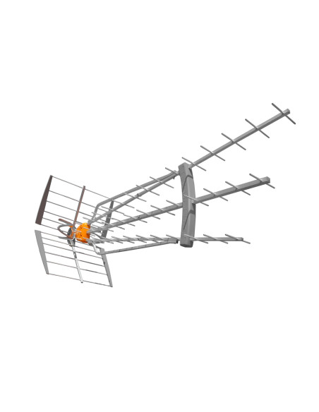 TELEVES 149721 DAT BOSS LR Antenne UHF LTE700 (C.21 - C.48) pour reception tnt difficile