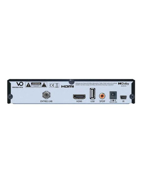 Récepteur satellite UHD FRANSAT 4K avec Carte incluse