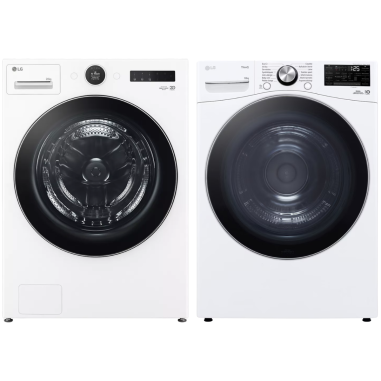 PACK LG Lave-linge Hublot 20kg + Sèche-linge Pompe à Chaleur 18kg