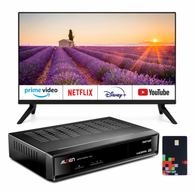 TV 22" Smart TV Android TV Camping-car + Décodeur TNTSAT