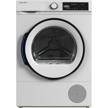 PACK DAEWOO Lave-linge 8kg + Sèche-linge Pompe à Chaleur 8kg