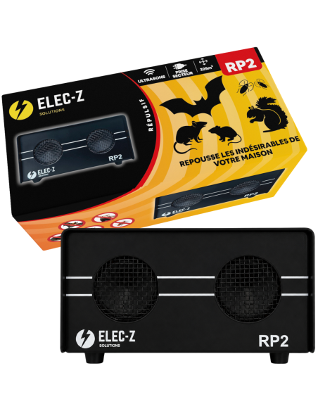 RP2 Répulsif Ultrasons Anti Rongeurs Chauve Souris EFFICACE