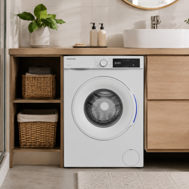DAEWOO Lave-linge Hublot 8kg 1400trs/min 15 programmes