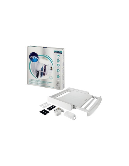 PACK LG Lave-linge + Sèche-linge + Kit de superposition