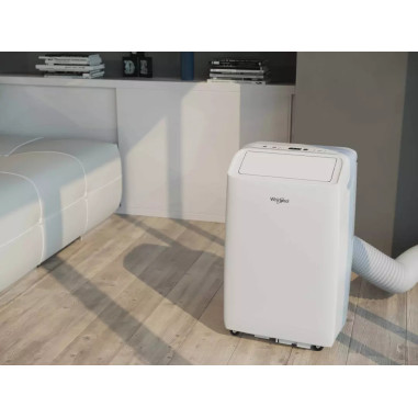 WHIRLPOOL PACF212HPW Climatiseur mobile réversible 12000 BTU silencieux