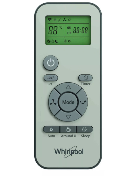 WHIRLPOOL PACF212HPW Climatiseur mobile réversible 12000 BTU silencieux