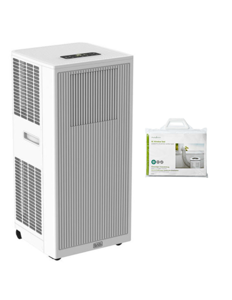 BLACK ET DECKER Climatiseur mobile + NEDIS Joint de Fenêtre