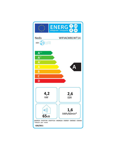 Climatiseur SmartLife 3-en-1  Wi-Fi  14000 BTU  120 m³  Déshumidificat