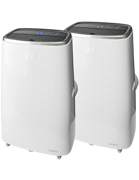 PACK NEDIS 2X Climatisation Wi-Fi 14000 BTU 41m² Déshumidification Android/IOS