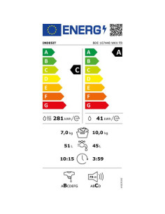 INDESIT Lave-linge séchant BDE107448WKVFR 2