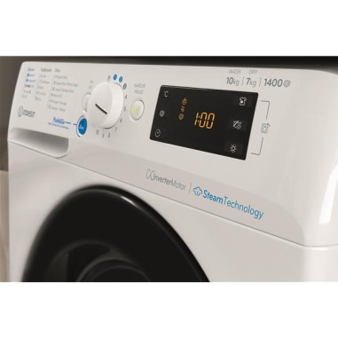 INDESIT Lave-linge séchant BDE107448WKVFR