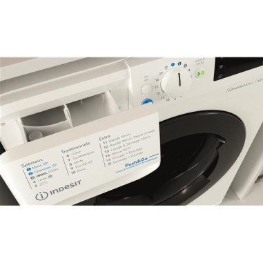 INDESIT Lave-linge séchant BDE107448WKVFR