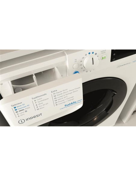 INDESIT Lave-linge séchant BDE107448WKVFR