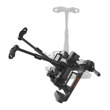 Pack SPINDER Porte-vélos plateforme 2 vélos + Bâche pour porte-vélo pour 2-3 vélos + Panneau de signalisation réfléchissant