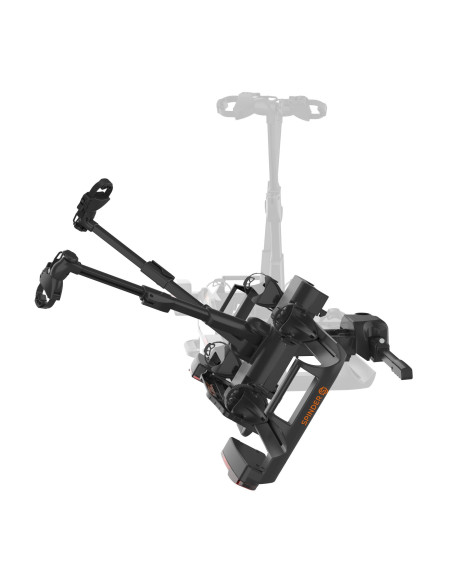 SPINDER  Porte-vélos platefor + Bâche pour porte-vélo Pour 4 vélos + Panneau de signalisation réfléchissant