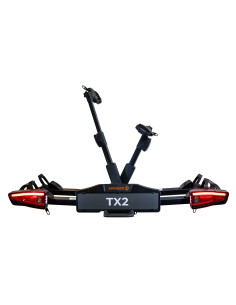 SPINDER  Porte-vélos platefor + Bâche pour porte-vélo Pour 4 vélos + Panneau de signalisation réfléchissant 2