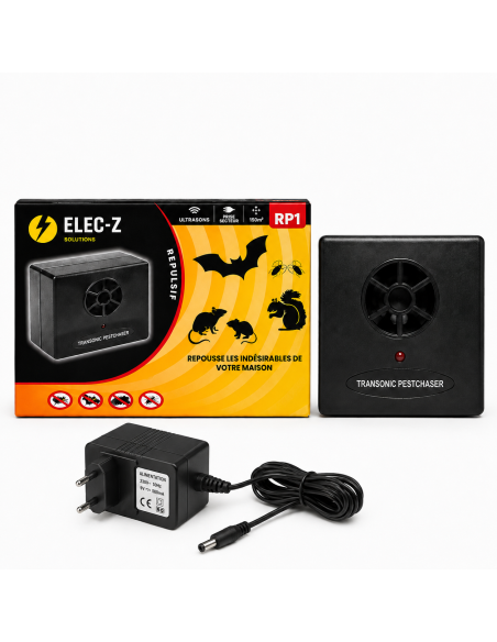 RP1 Répulsif Ultrason Anti Nuisible Chauve-souris insecte Rongeur
